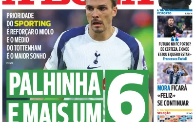 Capa do Jornal “A Bola” – 19/05/2026